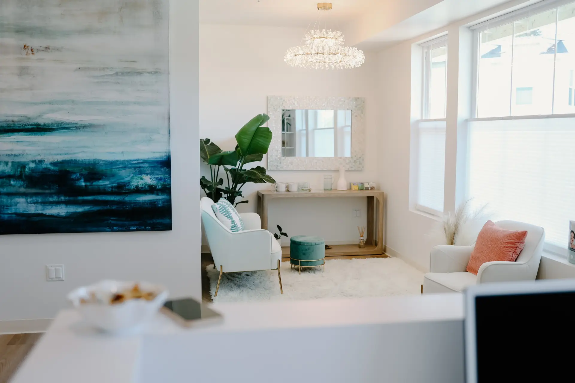 Nurvana Aesthetics & Wellness lobby